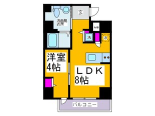 リンクハウス南堀江の物件間取画像